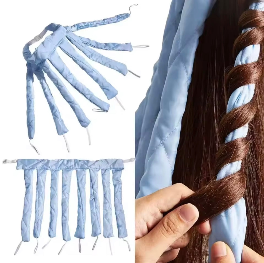 Bandeau Capillaire Curling - Créez des Boucles Naturelles Sans Chaleur